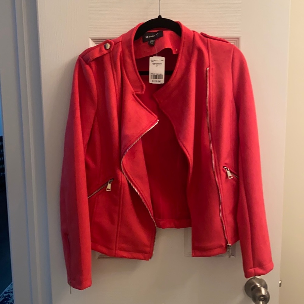 Brand new pink Le Chateau moto/biker jacket - Small